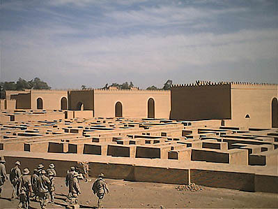 The ruins of Babylon - Photo by Daniel O`Connell Gunnery Sergeant, USMC