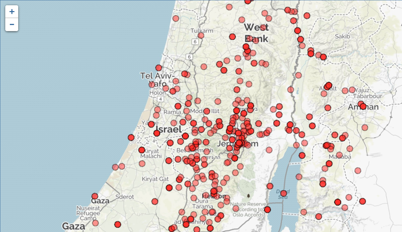 Map Of All Places In The Bible